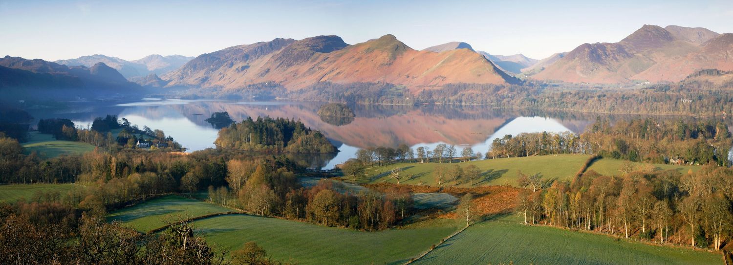 This is a panoramic view of Derwentwater and Catbells that can be enjoyed with very little effort. 