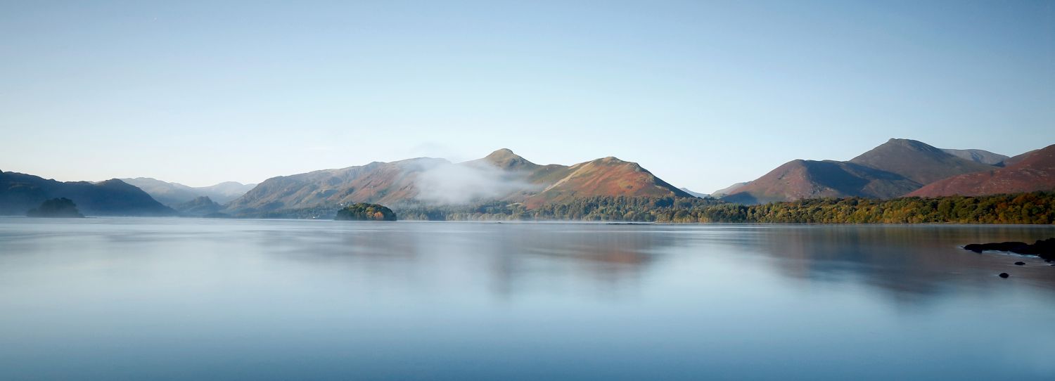 Early morning at Derwentwater looking across to Catbells.