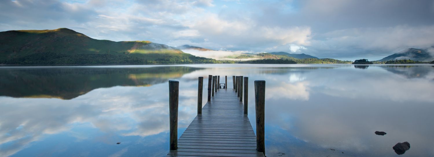 Derwentwater and Catbells amongst the clouds