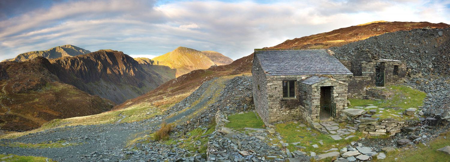 Haystacks panorama from Dubs Hut