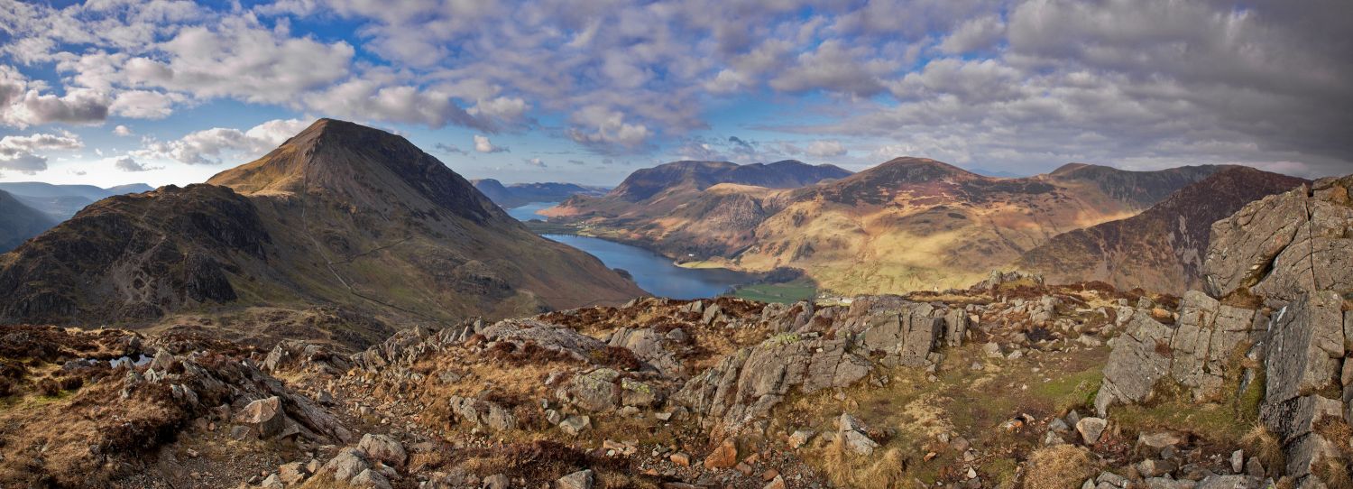 High Crag and Crummock Water from Haystacks