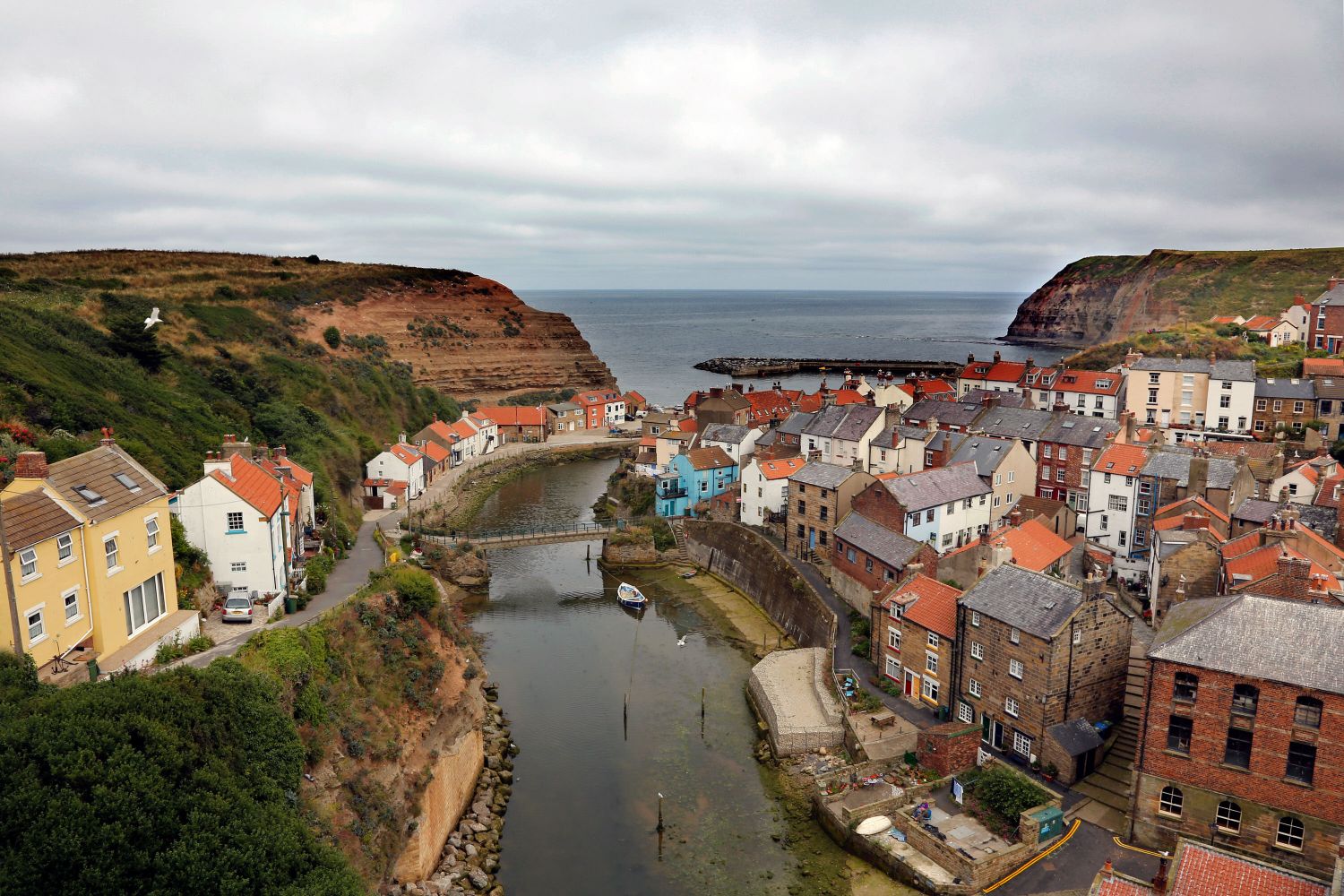 Staithes Village in North Yorkshire