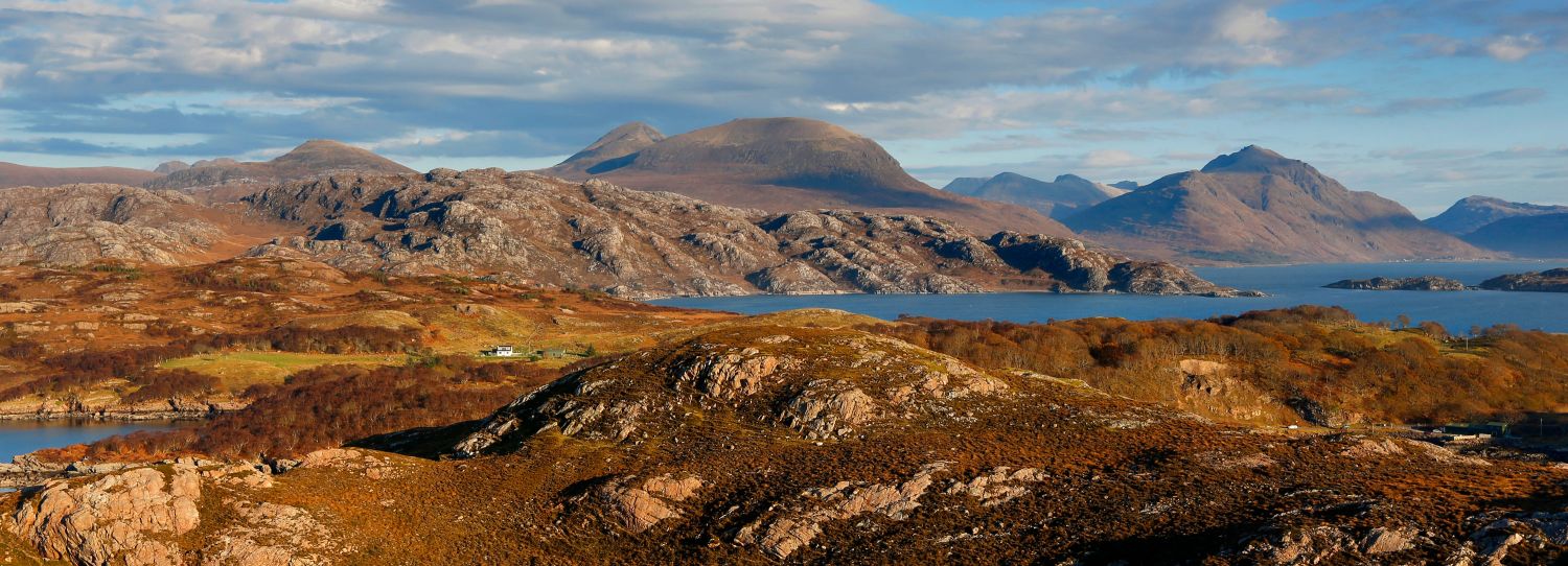 Loch Torridon & Beinn Alligin from the start of the Applecross Coastal Road