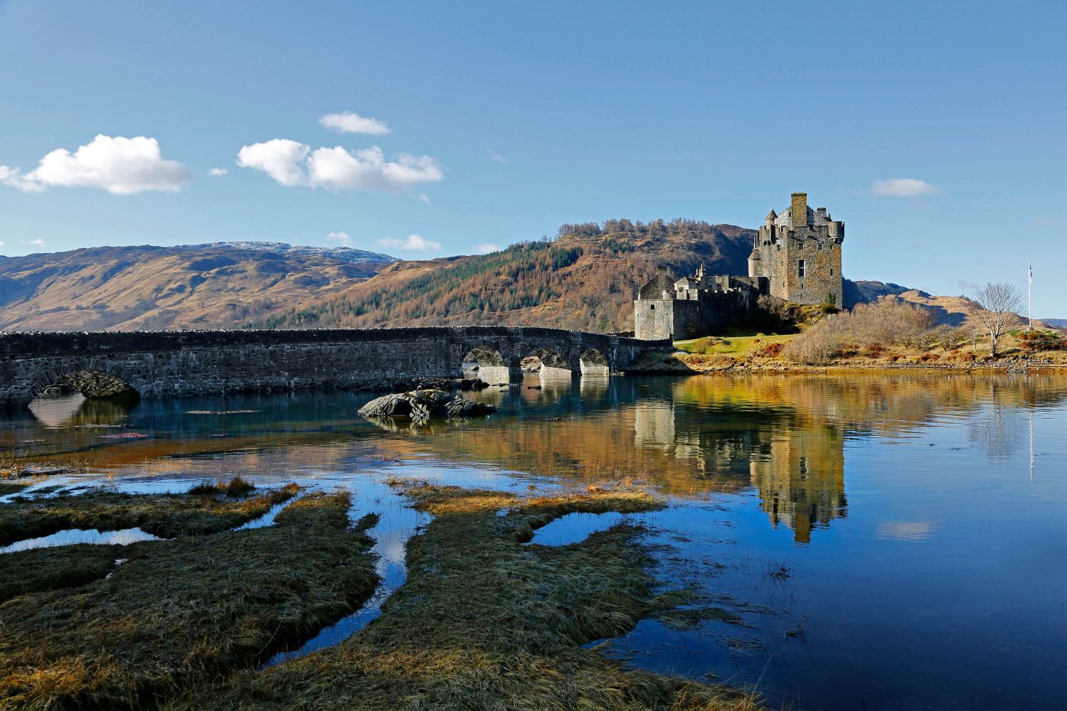 Reflections of Eilean Donan Castle