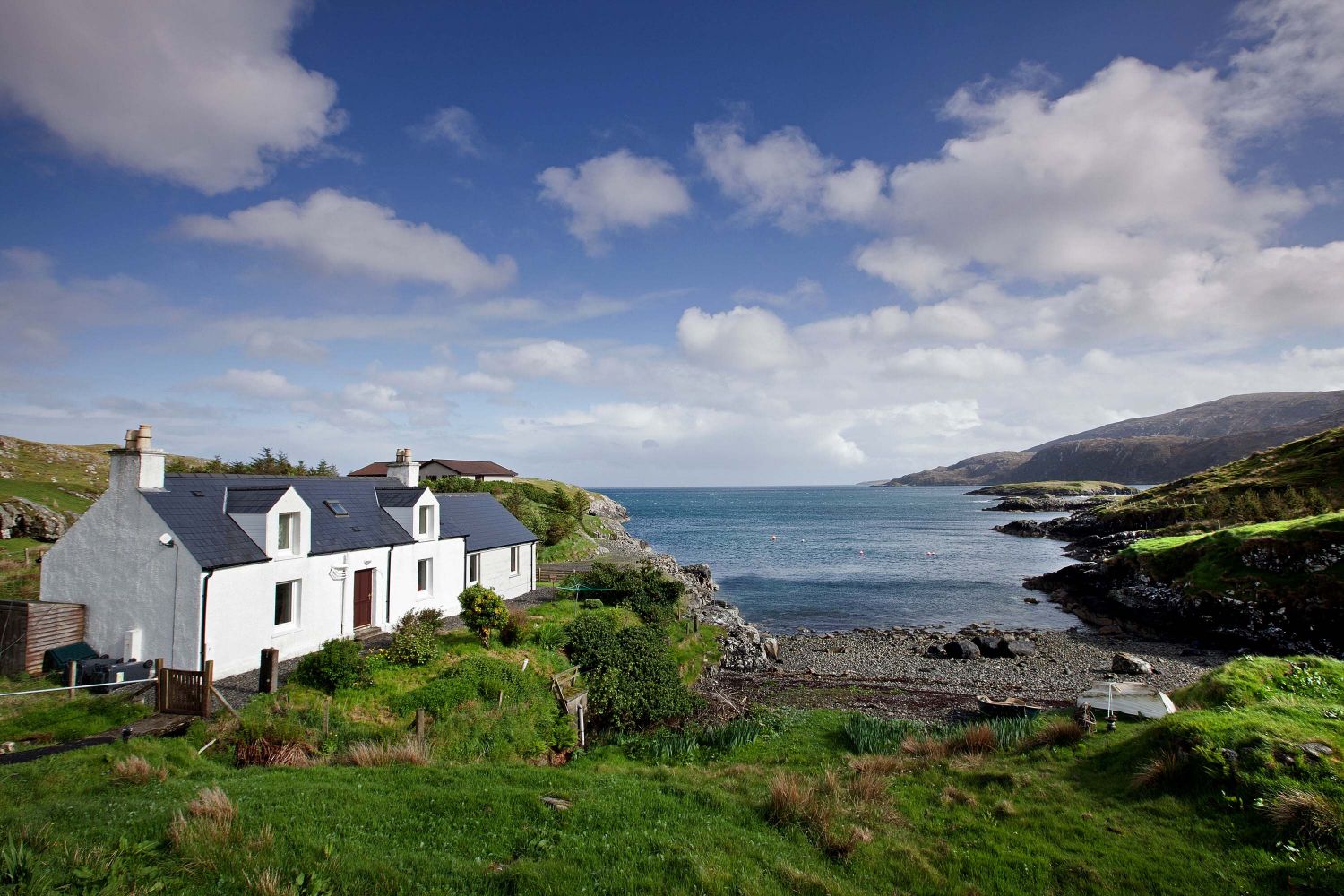 Rhenigidale Village on North Harris