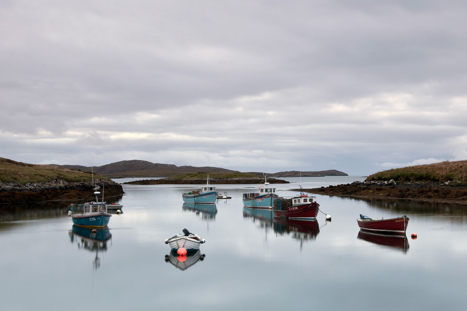 Lochmaddy on North Uist, Outer Hebrides