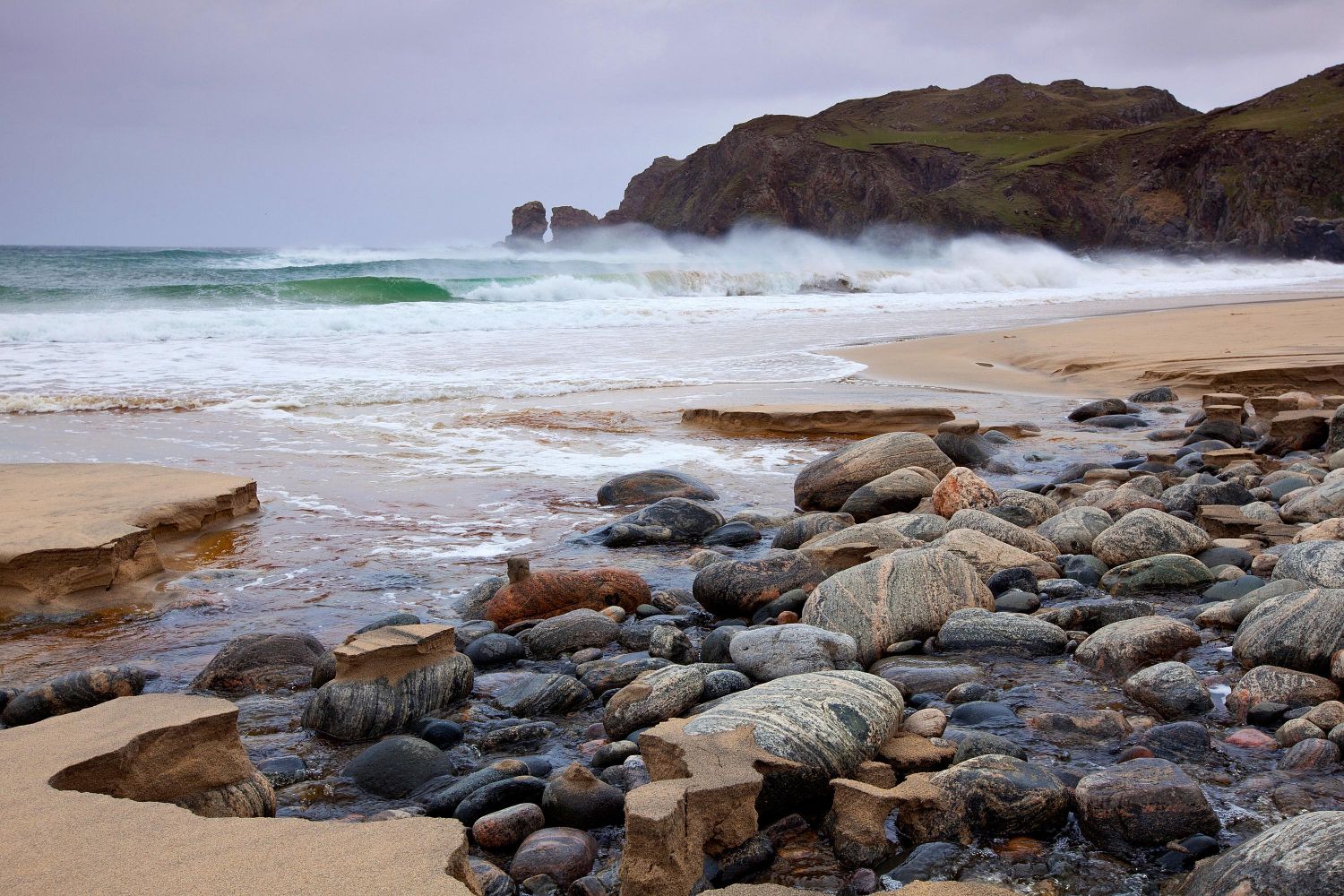 Dalmor Beach on the Isle of Lewis 