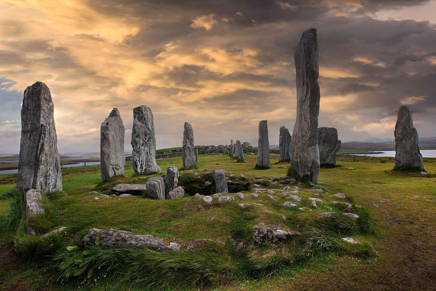 Callanish standing stones on the Isle of Lewis