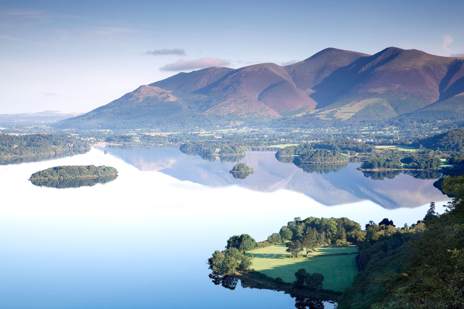 Reflections of Skiddaw from Surprise View, Derwentwater