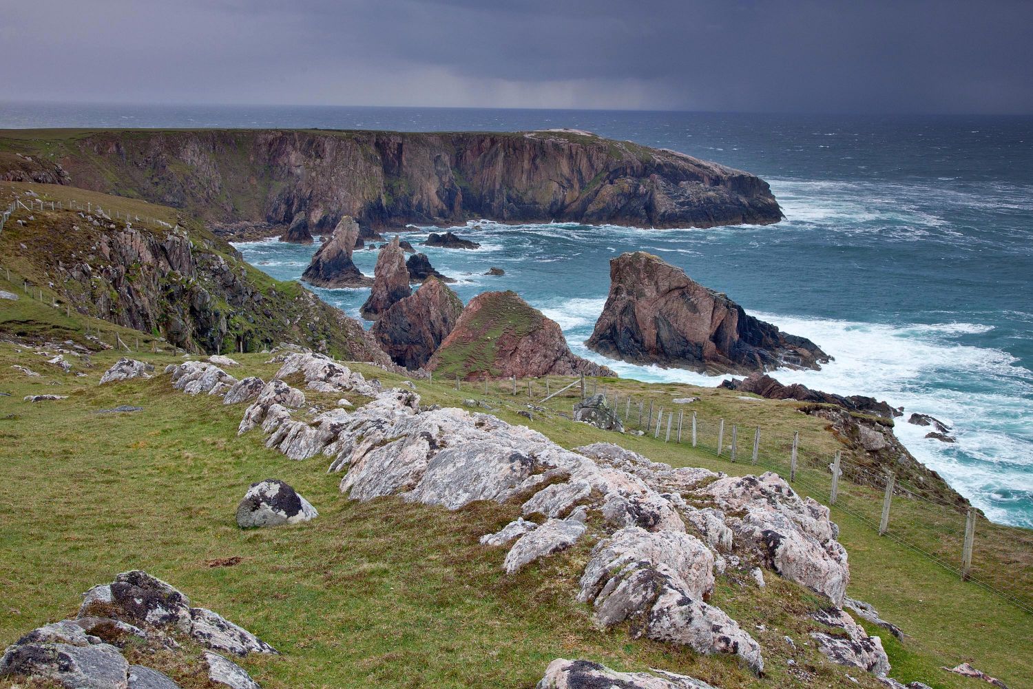 The seastacks of Aird Fenish, Isle of Lewis