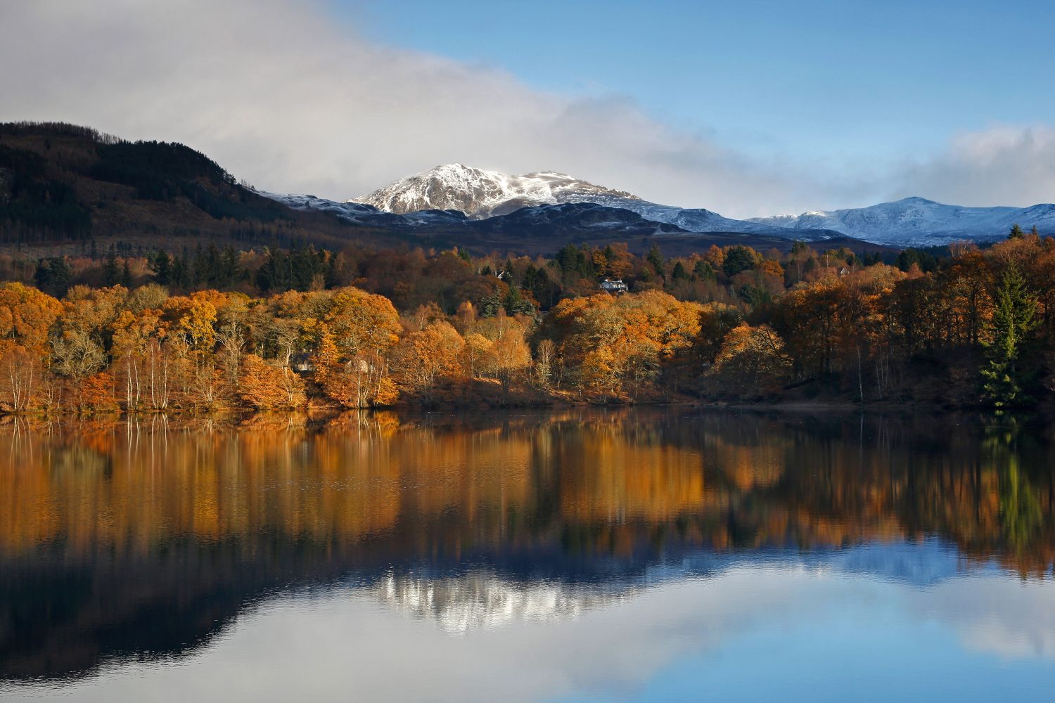 Ben Vrackie and Loch Faskally