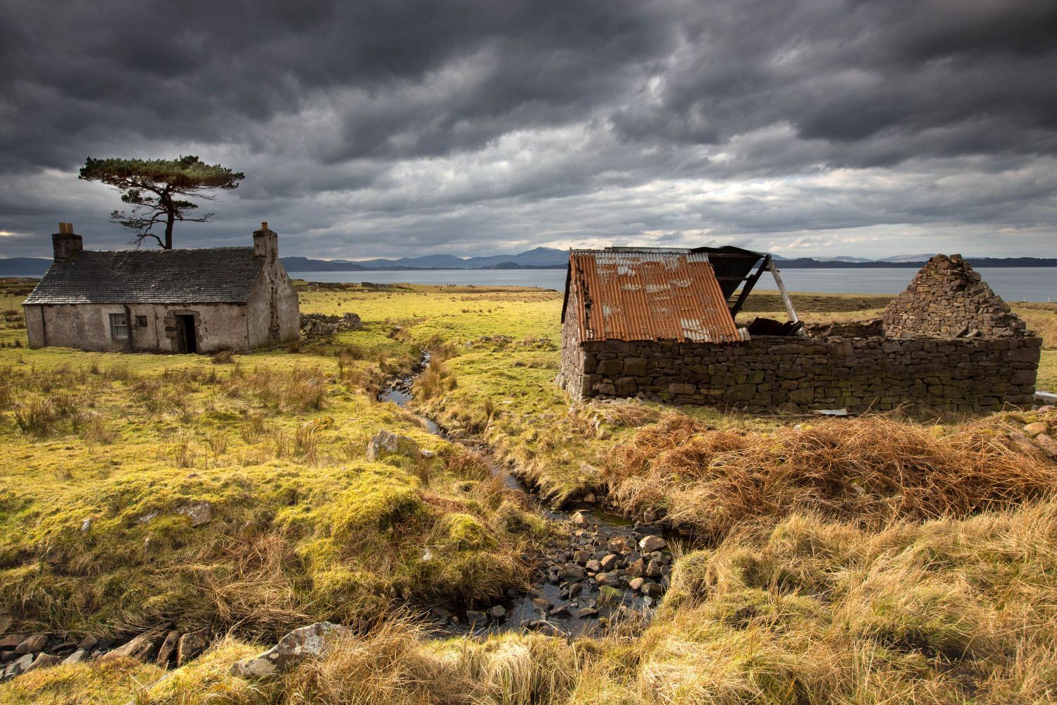 Abandoned croft at Kalnakill 