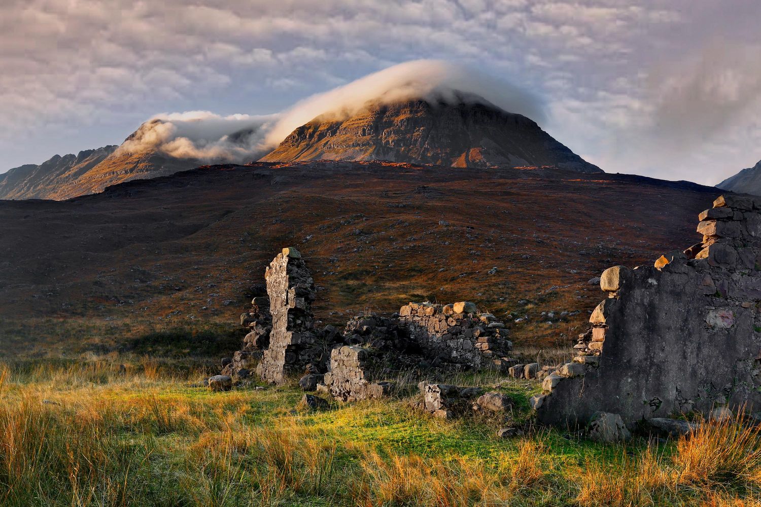 Low cloud on Beinn Eighe, Torridon