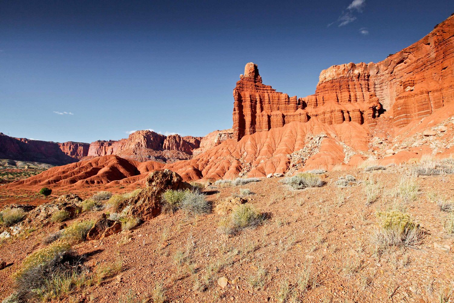 Chimney Rock at Capitol Reef