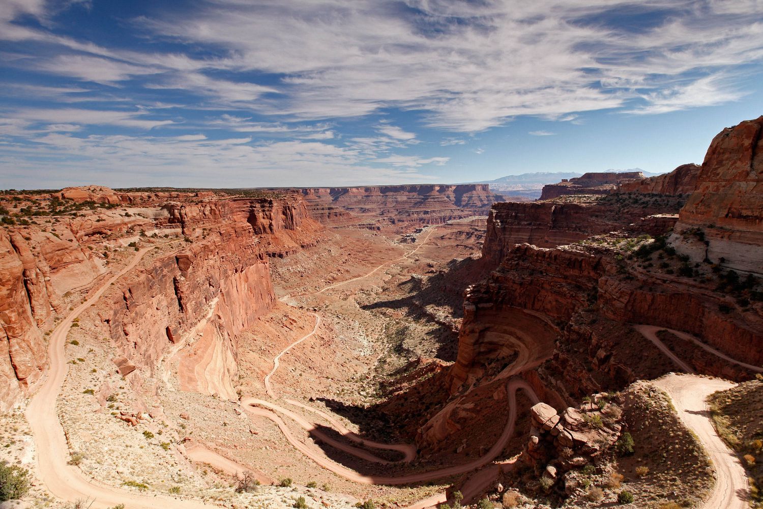 Shafer Trail, Canyonlands from the Shafer Canyon Overlook