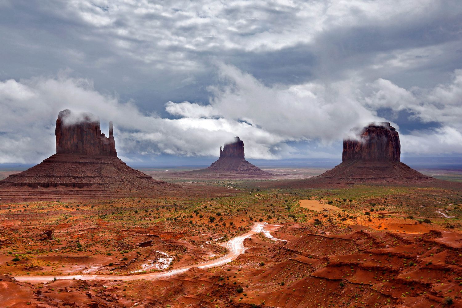 Storm Clouds over Monument Valley