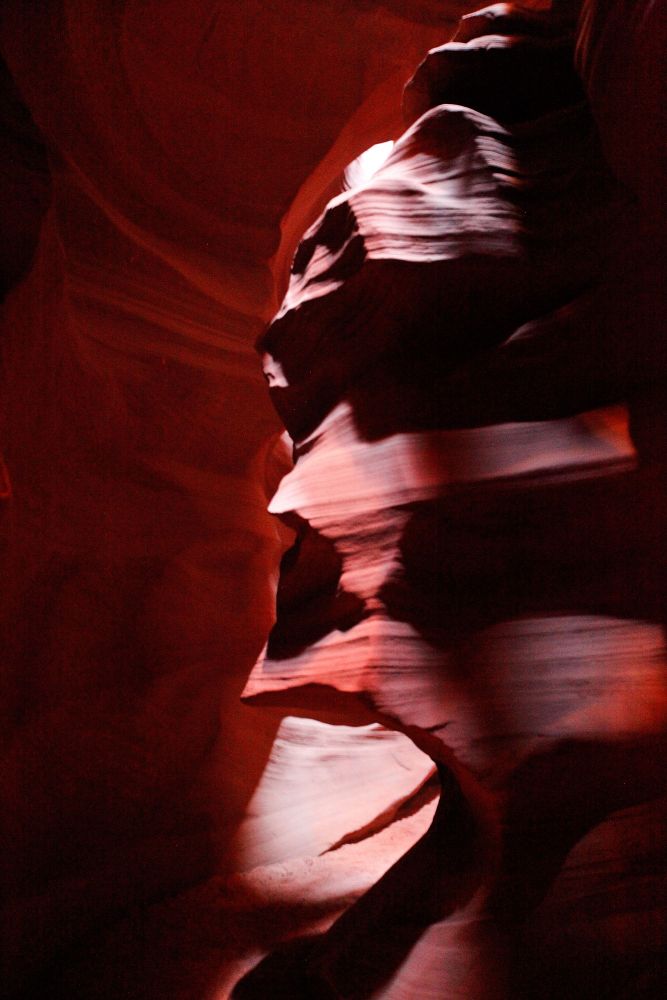 The Face at Upper Antelope Canyon