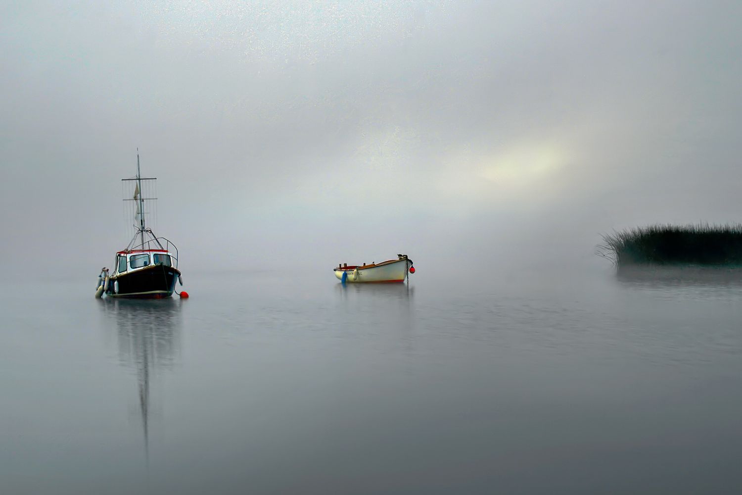 Early morning mist at Bassenthwaite Lake by Martin Lawrence Photography