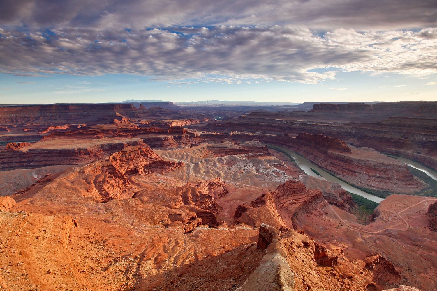 Sunset at Dead Horse Point Overlook, Utah