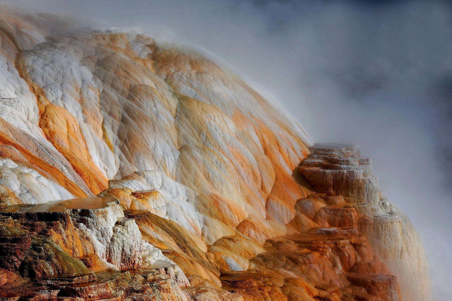 Minerva Terrace, Mammoth Hot Springs, Yellowstone National Park