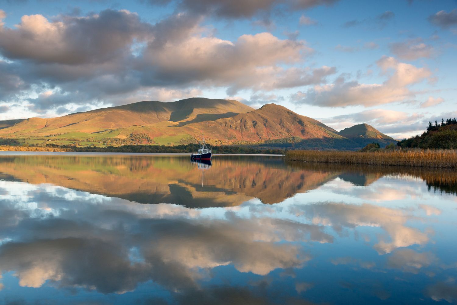 Reflections of Skiddaw at Bassenthwaite Lake 