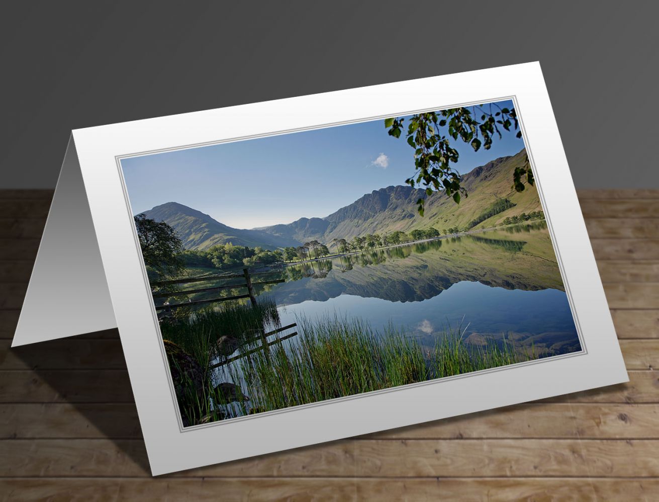 Fleetwith Pike and Haystacks, Buttermere Lake District greeting card