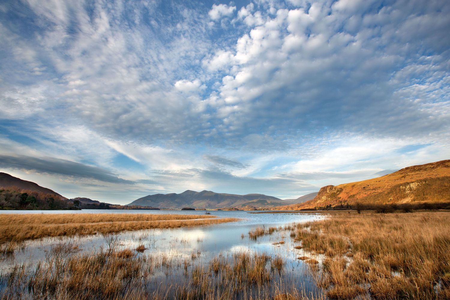 Clouds roll in over Skiddaw from Manesty