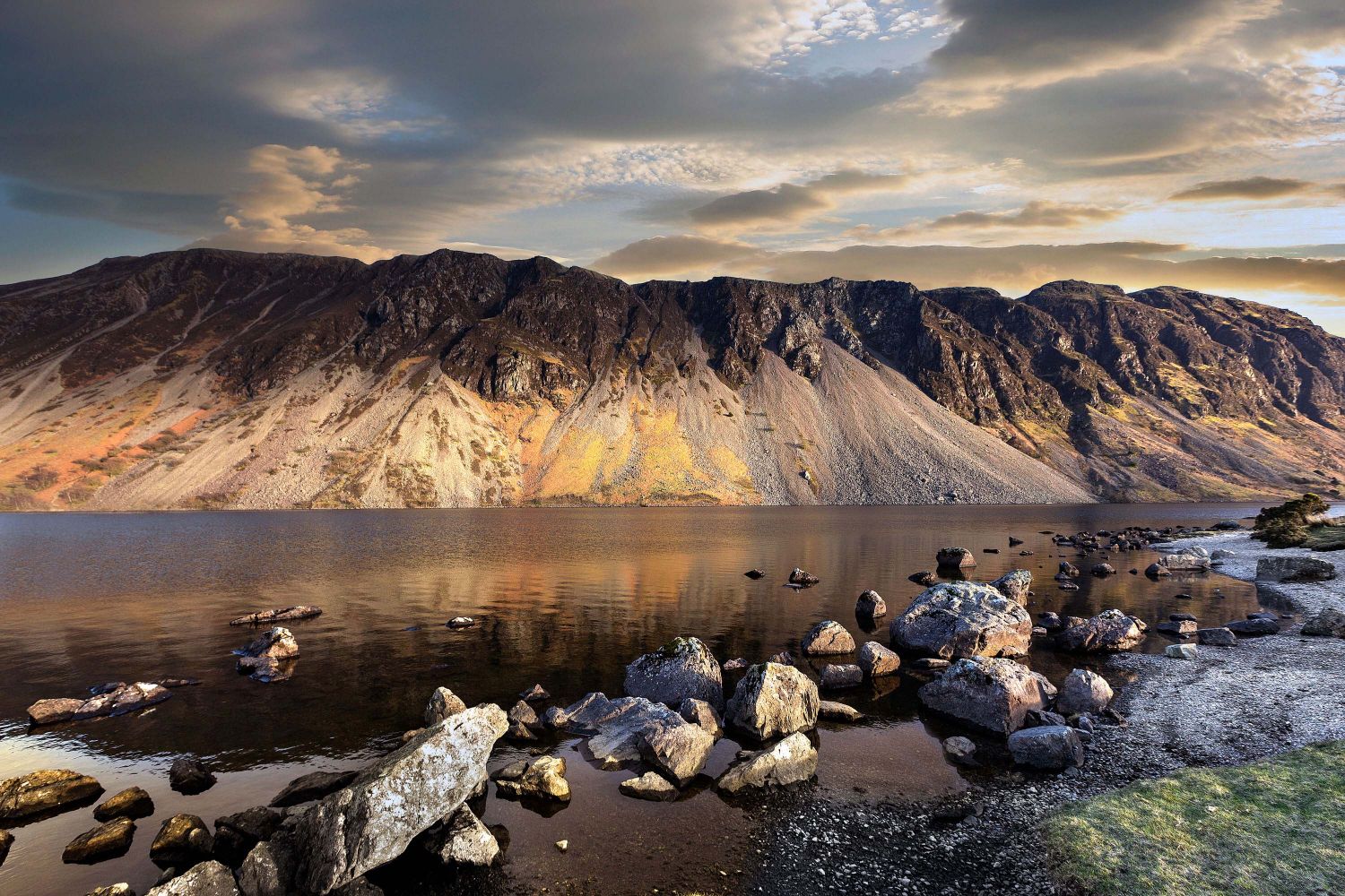 Sunset over The Wastwater Screes