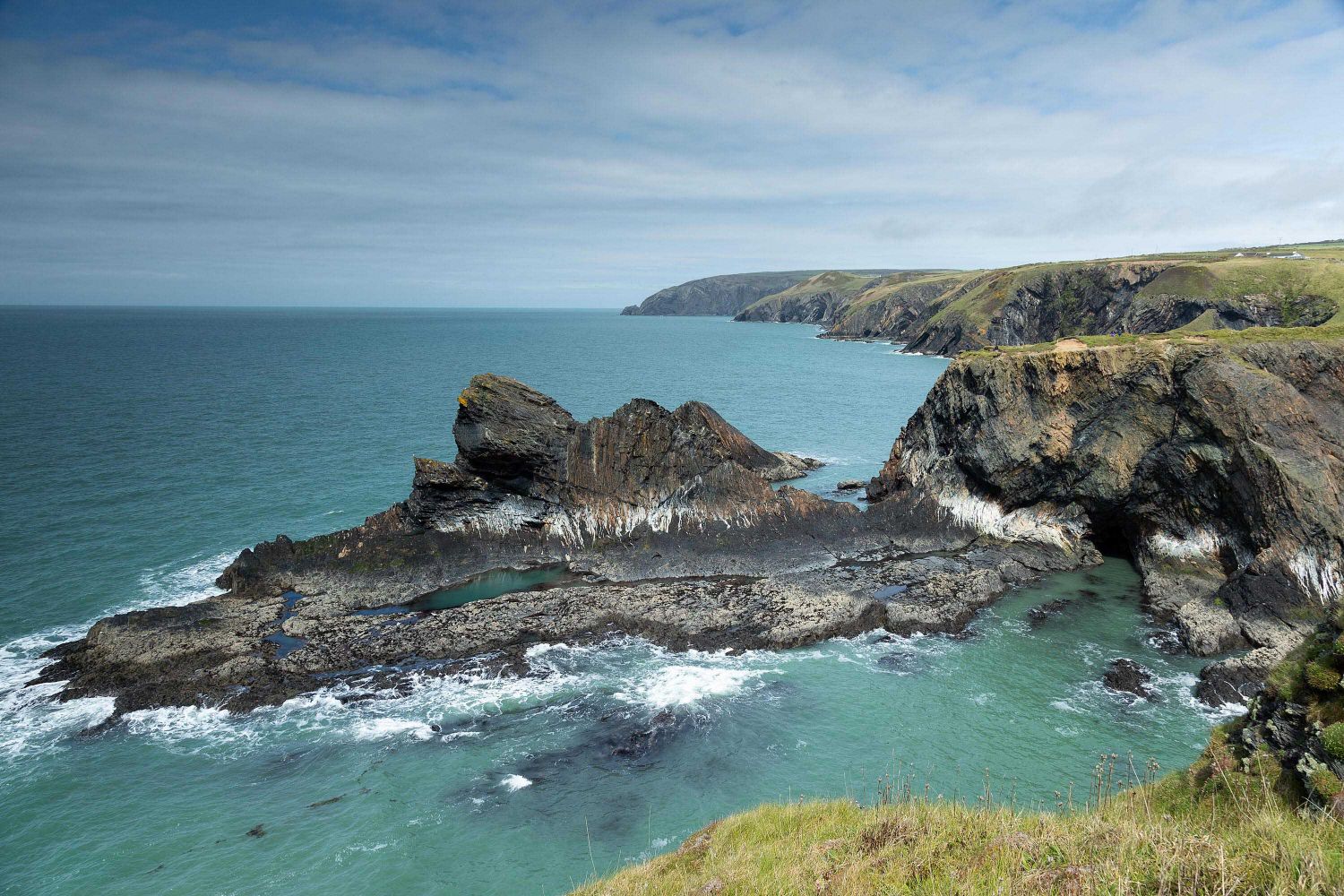 Ceibwr Bay on the Pembrokeshire Coast Path