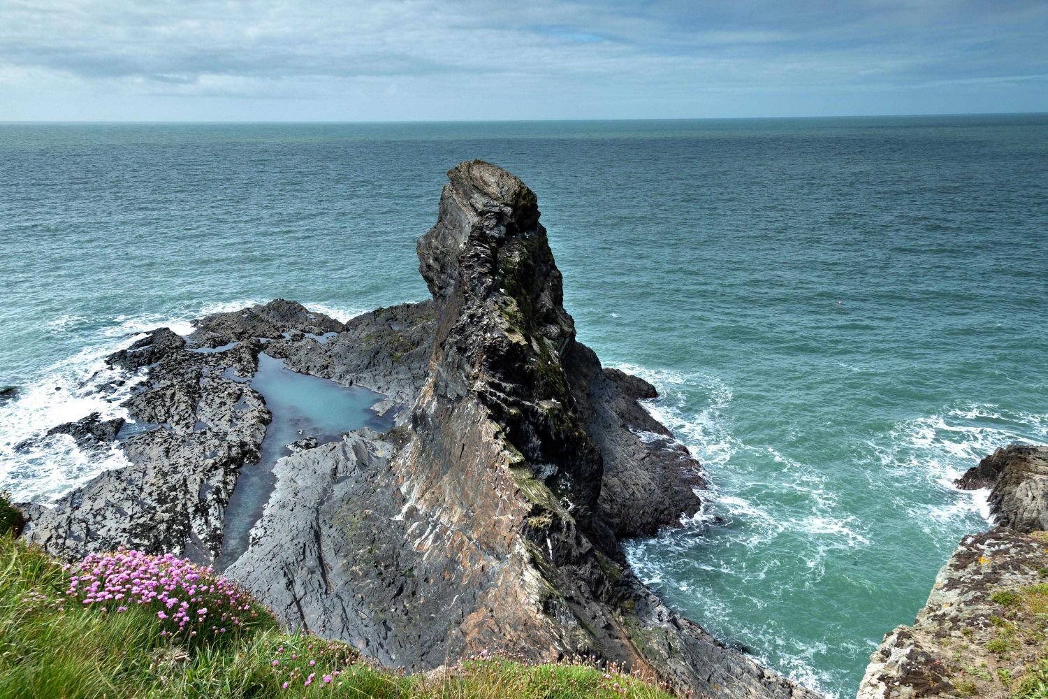 The Witch's Cauldron near Ceibwr Beach, Pembrokeshire