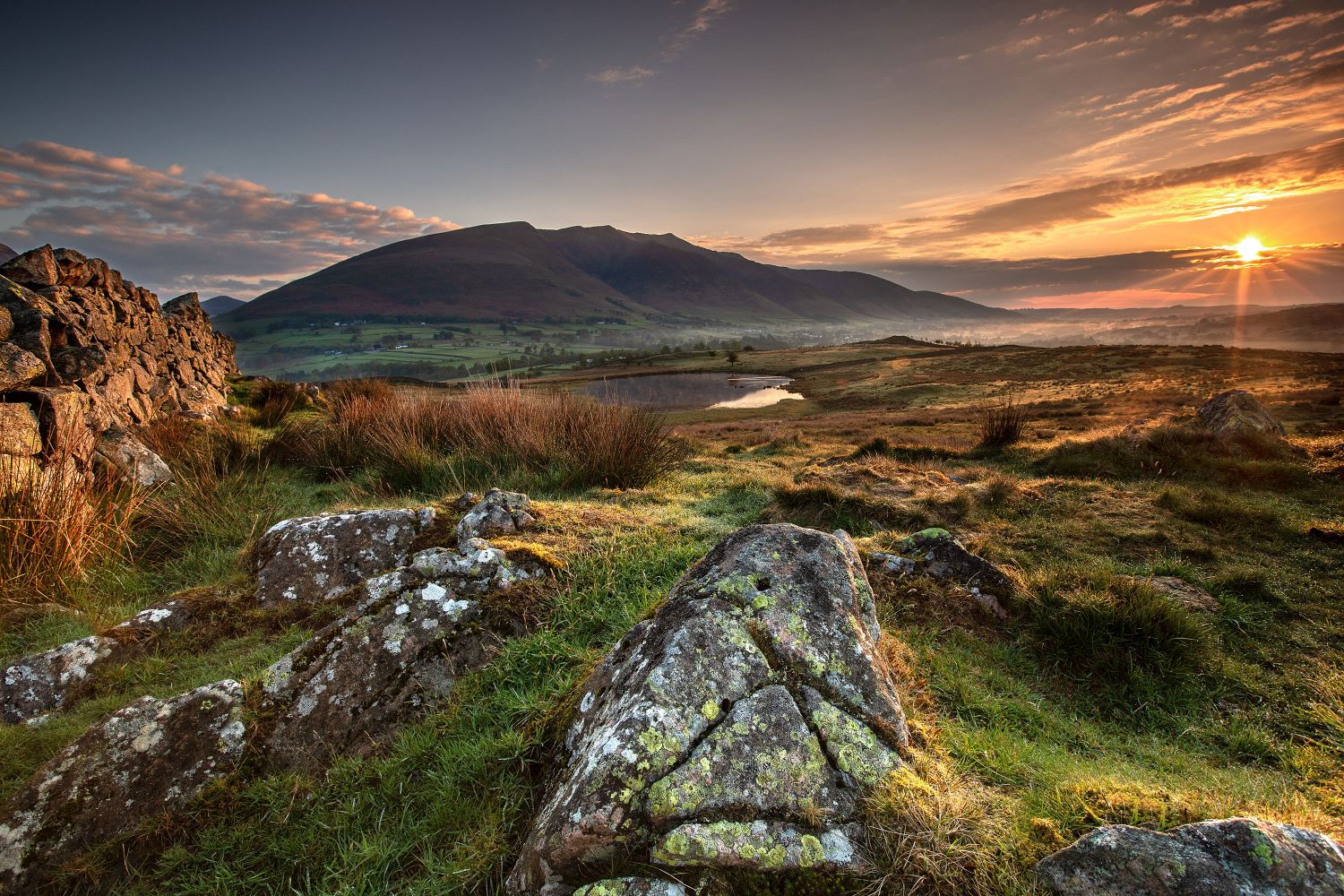 Day break over Tewet Tarn and Blencathra by Martin Lawrence