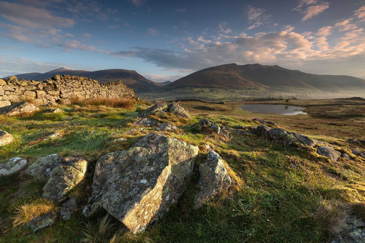 Golden hour above Skiddaw and Blencathra