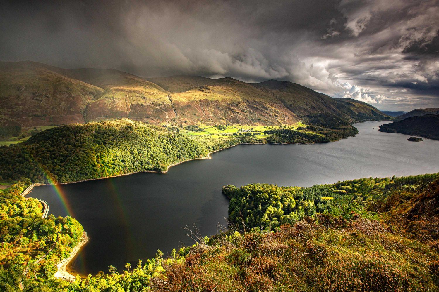 Storm clouds gather over Thirlmere